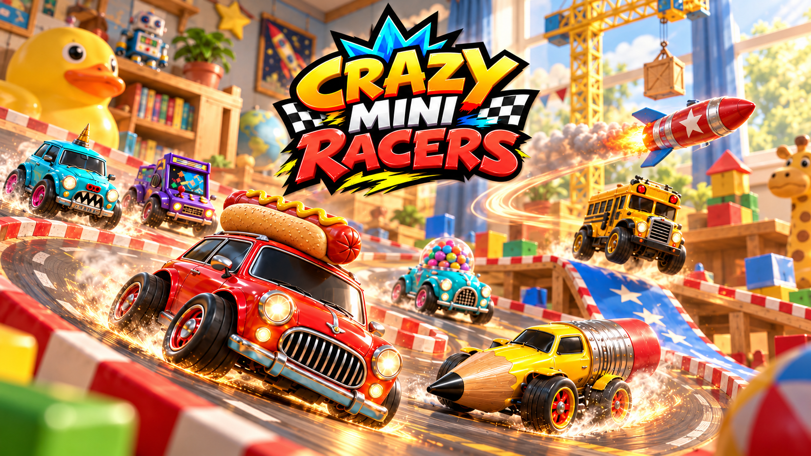 Crazy Mini Racers promotional artwork
